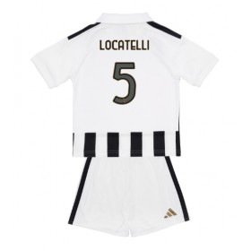 Juventus Manuel Locatelli #5 Hjemme skjorte til barn 2026-27 Kortermet (+ korte bukser)